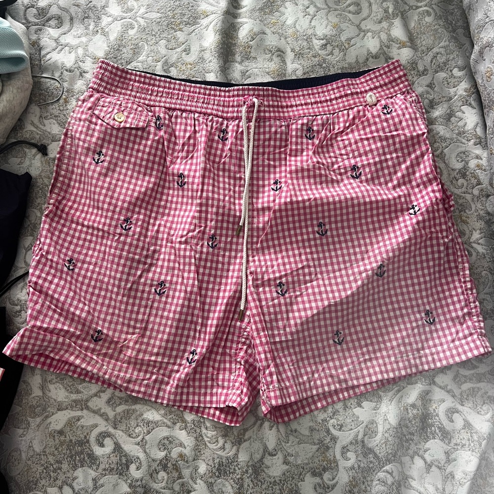 Polo by Ralph Lauren Red Gingham Shorts